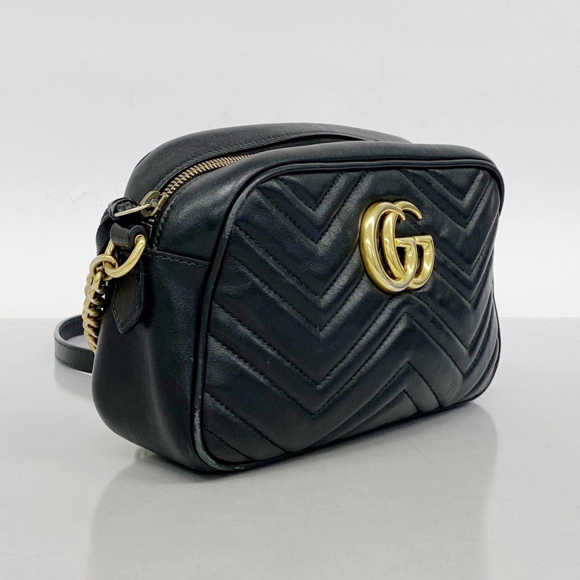 Gucci Leather Shoulder Bag (Pre-Owned)