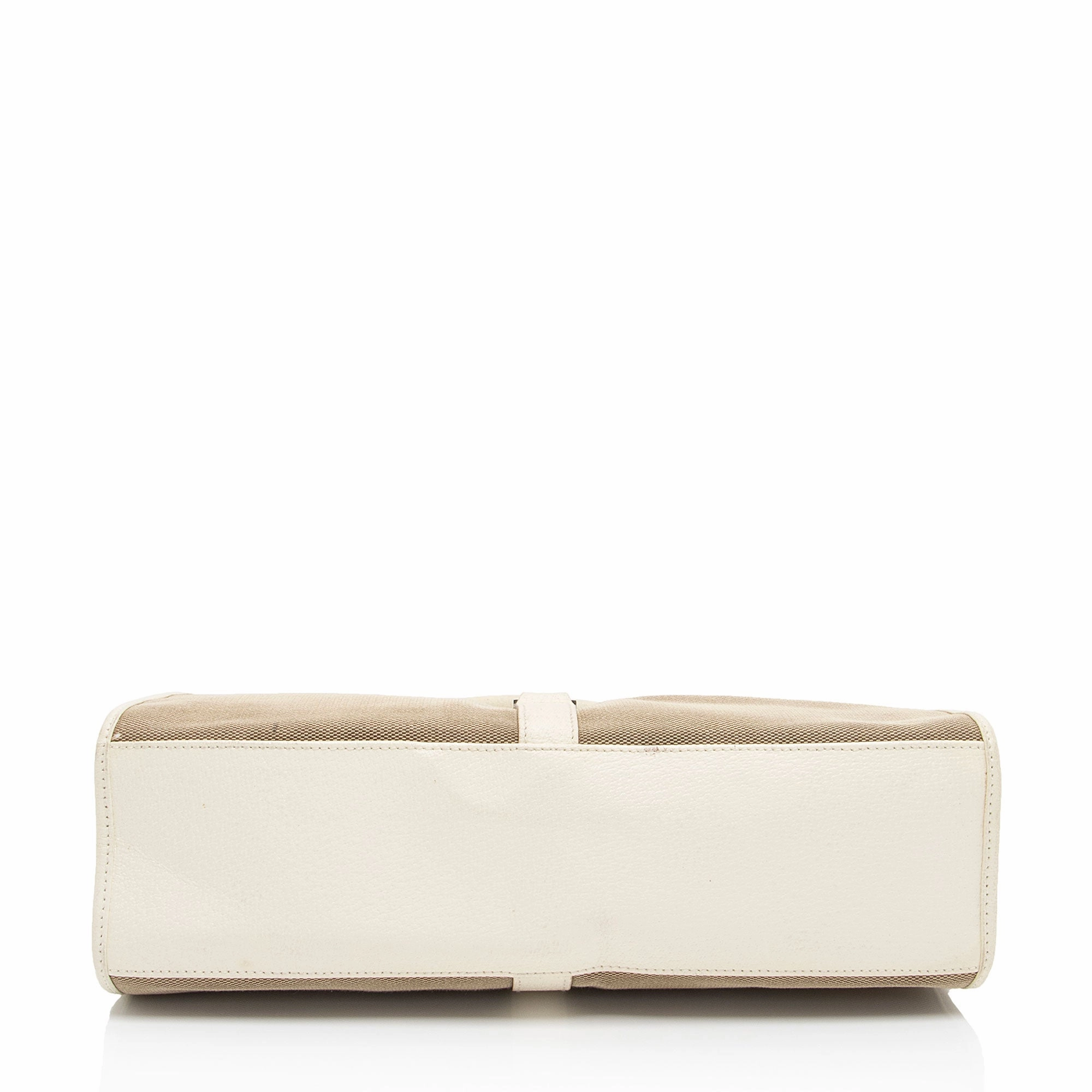 Gucci Linen Bardot Shoulder Bag (SHF-nZNLKy)