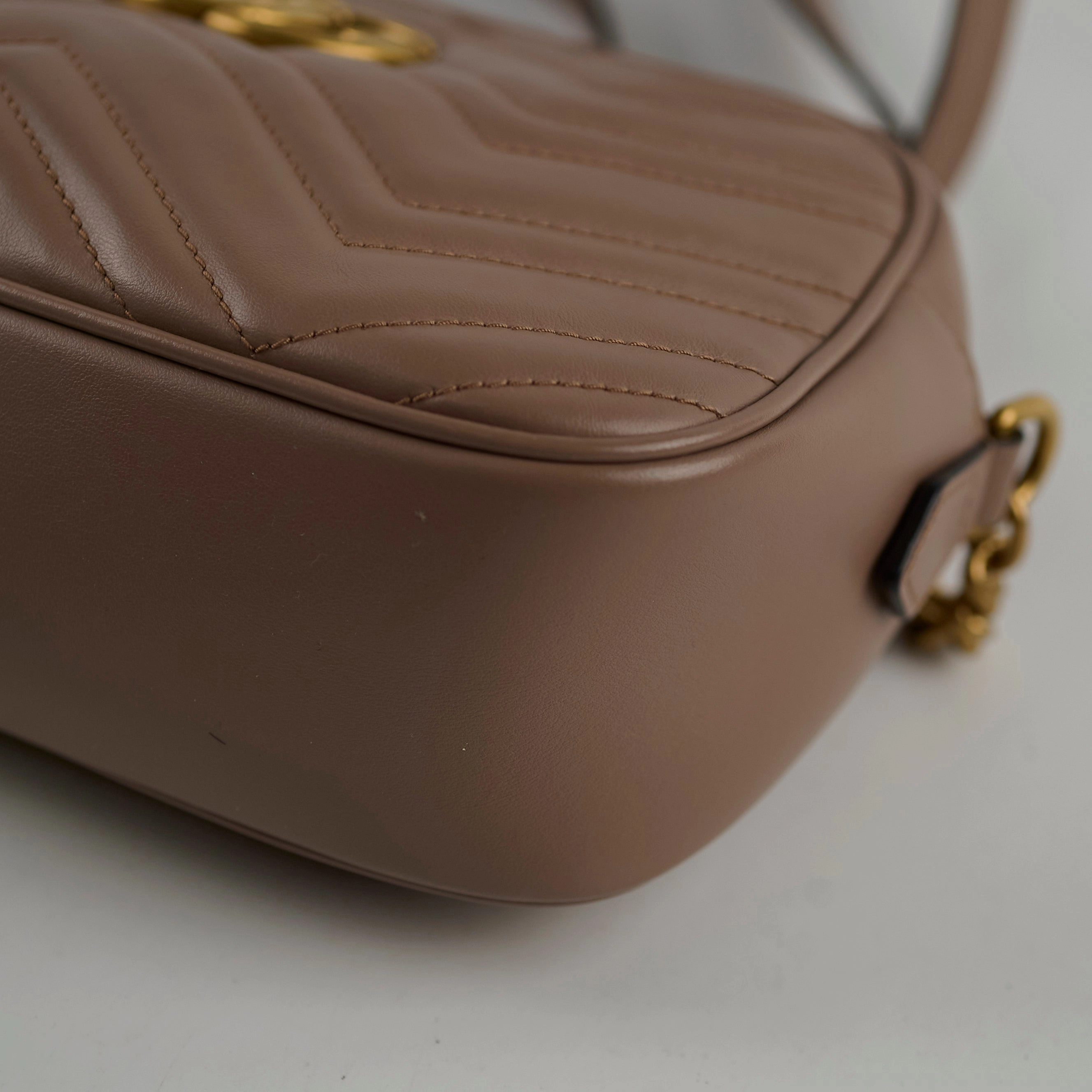 Gucci Marmont Camera Bag Dusty Pink