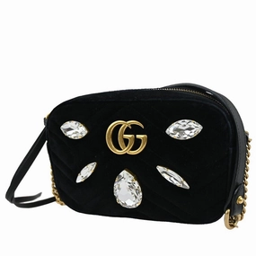 Gucci Marmont  Suede Shoulder Bag ()
