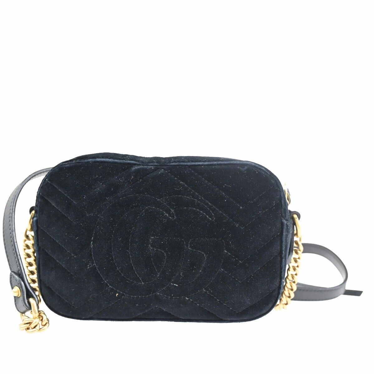 Gucci Marmont  Suede Shoulder Bag ()