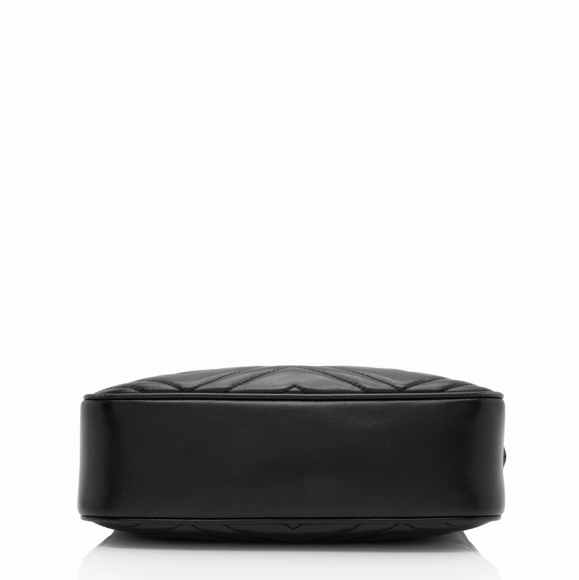 Gucci Matelasse Leather GG Marmont Small Shoulder Bag (SHF-BwQI32)
