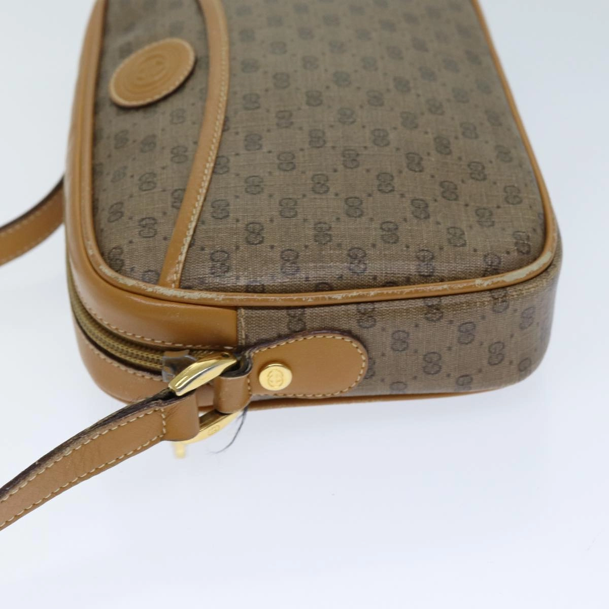 GUCCI Micro GG Canvas Shoulder Bag Beige 007 113 0095  ep4535