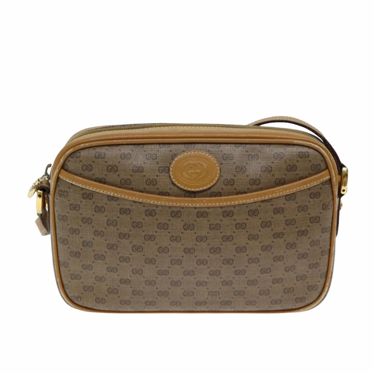 GUCCI Micro GG Canvas Shoulder Bag Beige 007 113 0095  ep4535
