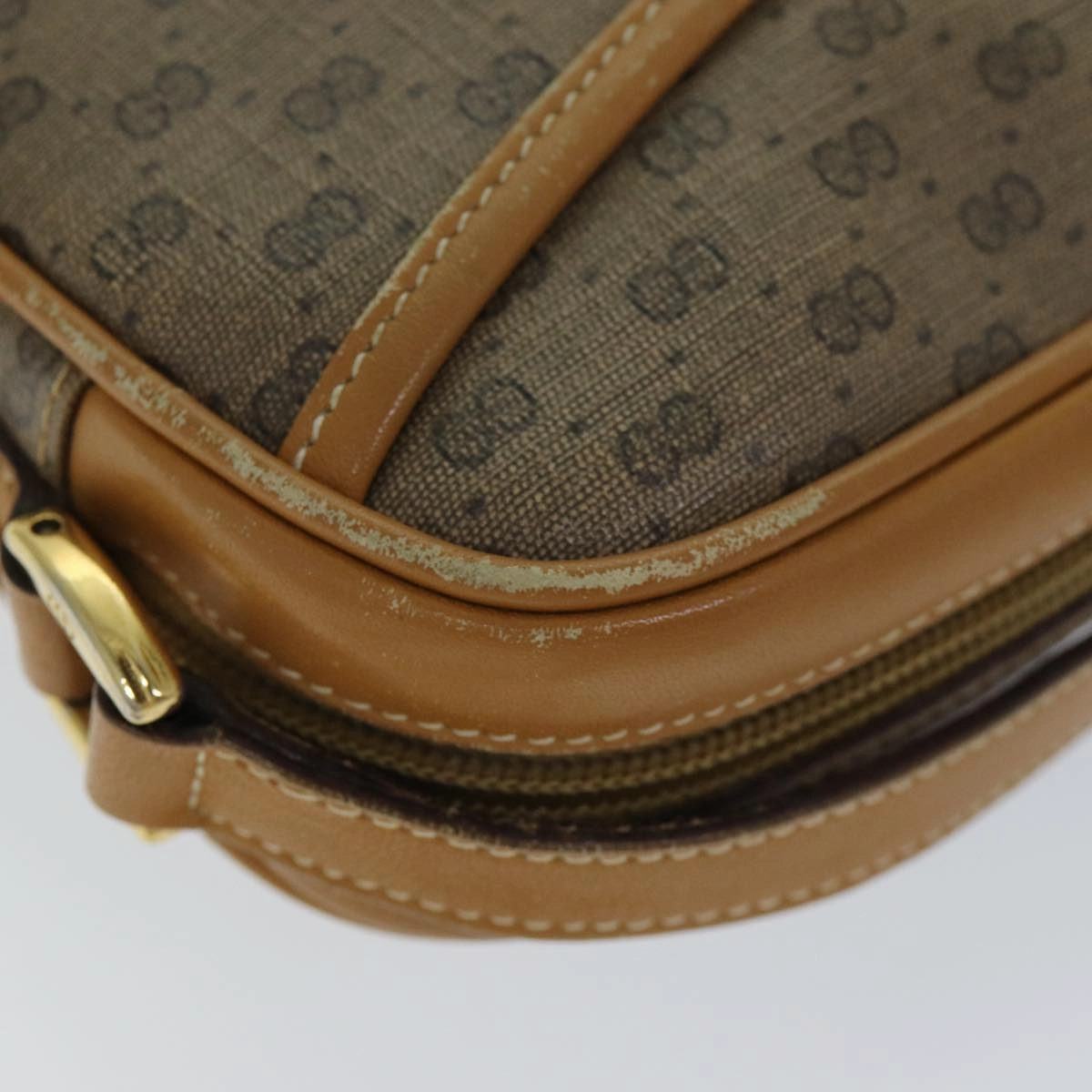 GUCCI Micro GG Canvas Shoulder Bag Beige 007 113 0095  ep4535