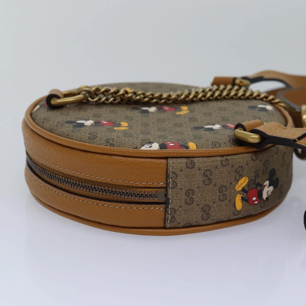 GUCCI Micro GG Supreme Disney Mini Backpack PVC Beige 603730  am6384S