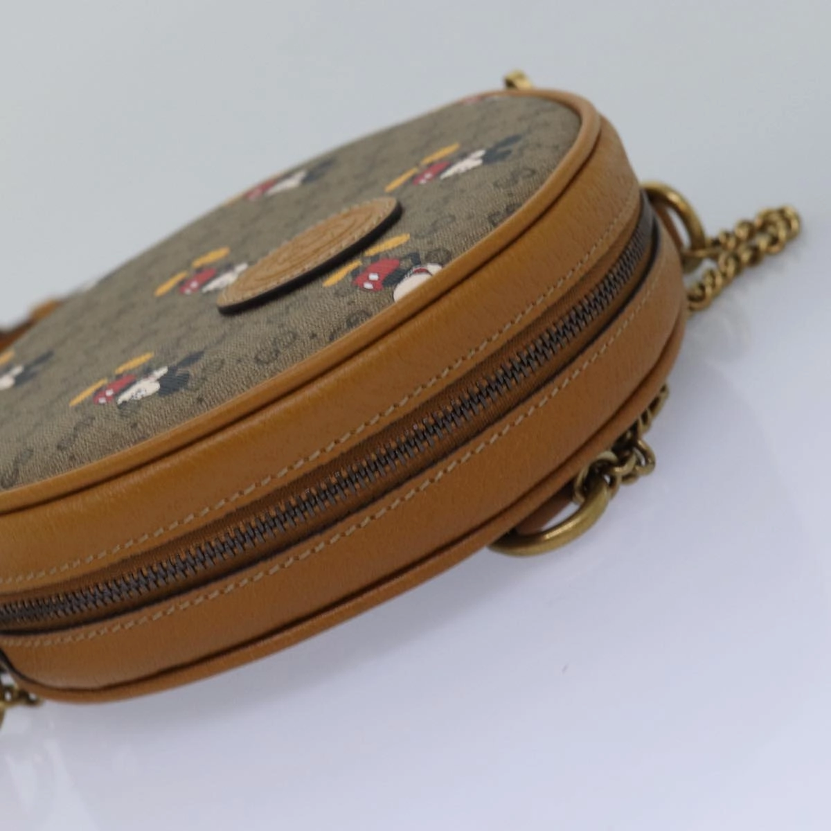 GUCCI Micro GG Supreme Disney Mini Backpack PVC Beige 603730  am6384S