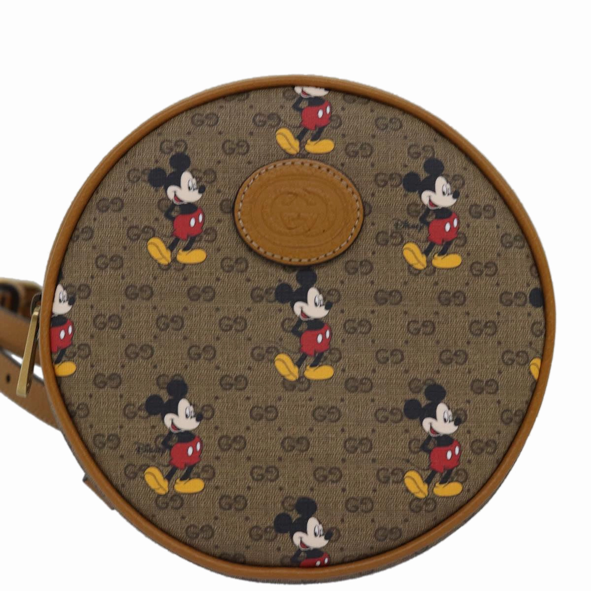 GUCCI Micro GG Supreme Disney Mini Backpack PVC Beige 603730  am6384S