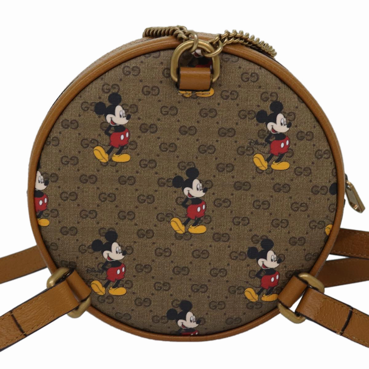 GUCCI Micro GG Supreme Disney Mini Backpack PVC Beige 603730  am6384S