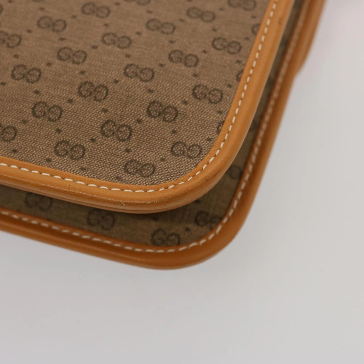GUCCI Micro GG Supreme Shoulder Bag PVC Leather Beige 004 904 0261  ep4329