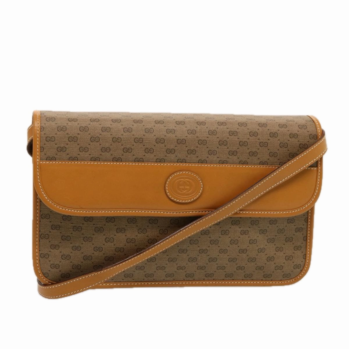 GUCCI Micro GG Supreme Shoulder Bag PVC Leather Beige 004 904 0261  ep4329