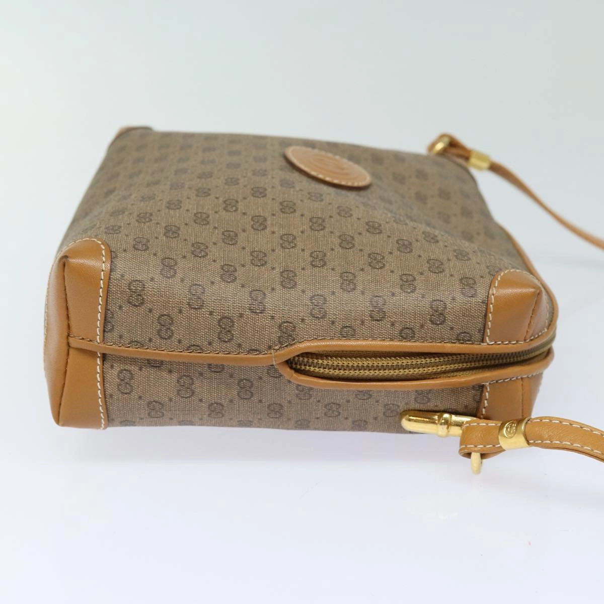 GUCCI Micro GG Supreme Shoulder Bag PVC Leather Beige 007 104 4916  th5164