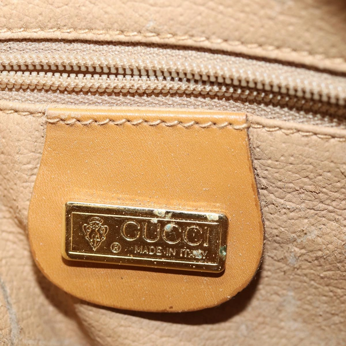 GUCCI Micro GG Supreme Shoulder Bag PVC Leather Beige 007 104 4916  th5164