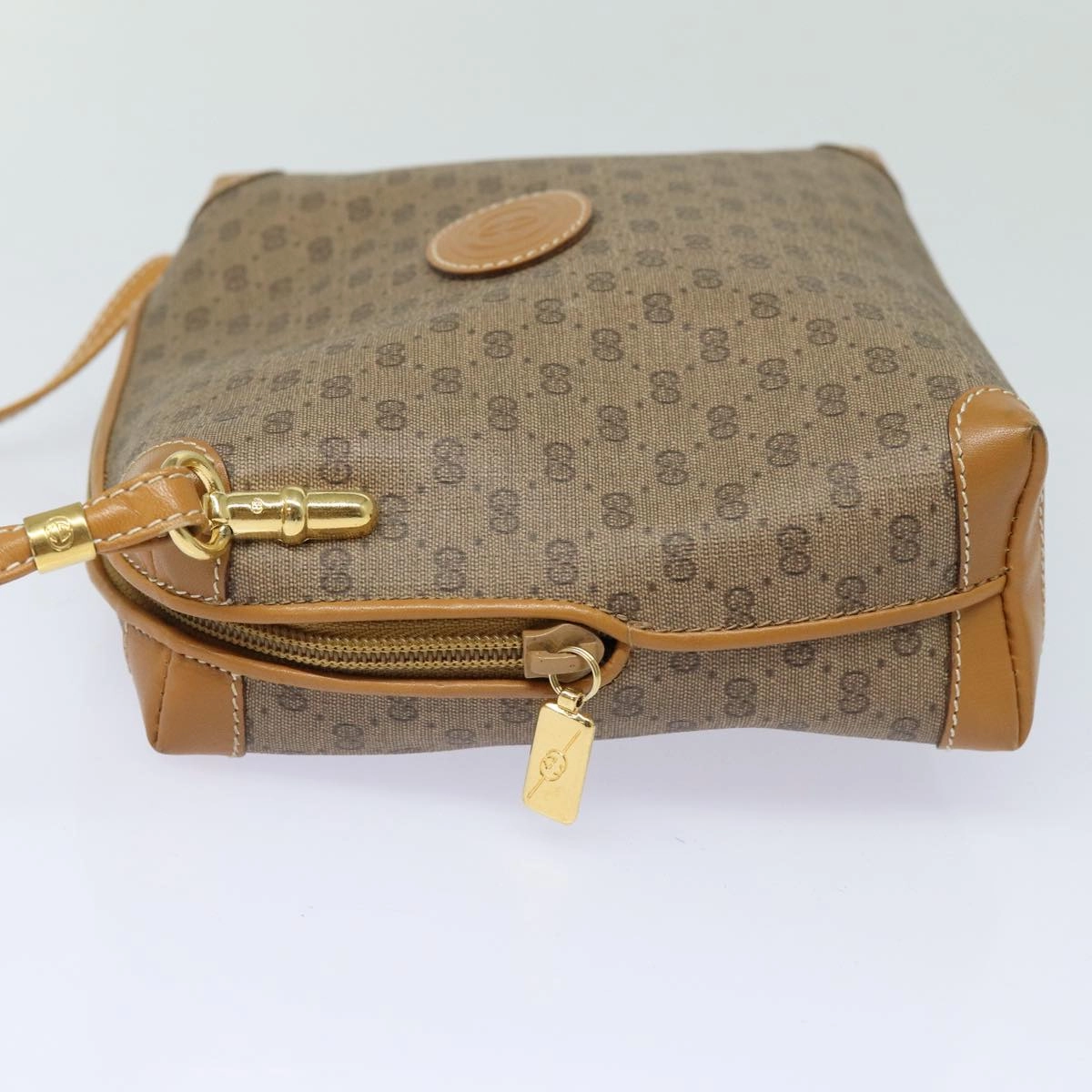 GUCCI Micro GG Supreme Shoulder Bag PVC Leather Beige 007 104 4916  th5164