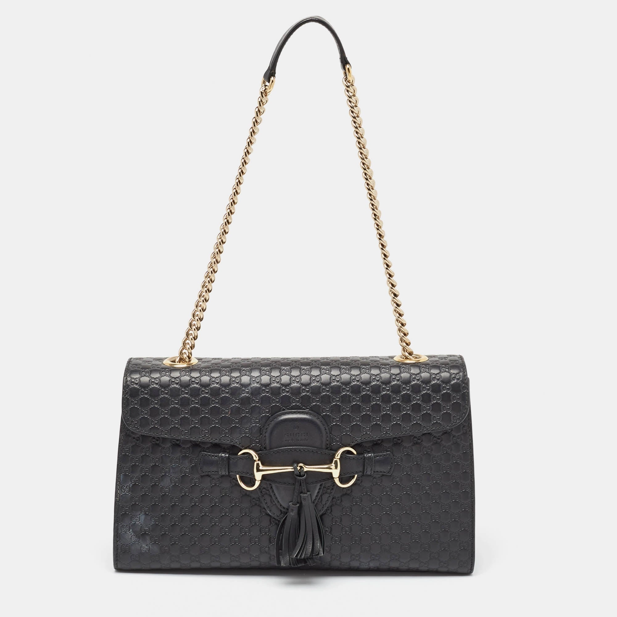 Gucci  Microguccissima Leather Medium Emily Shoulder Bag