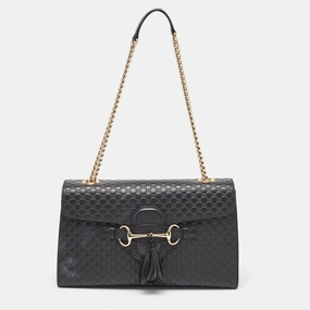 Gucci  Microguccissima Leather Medium Emily Shoulder Bag