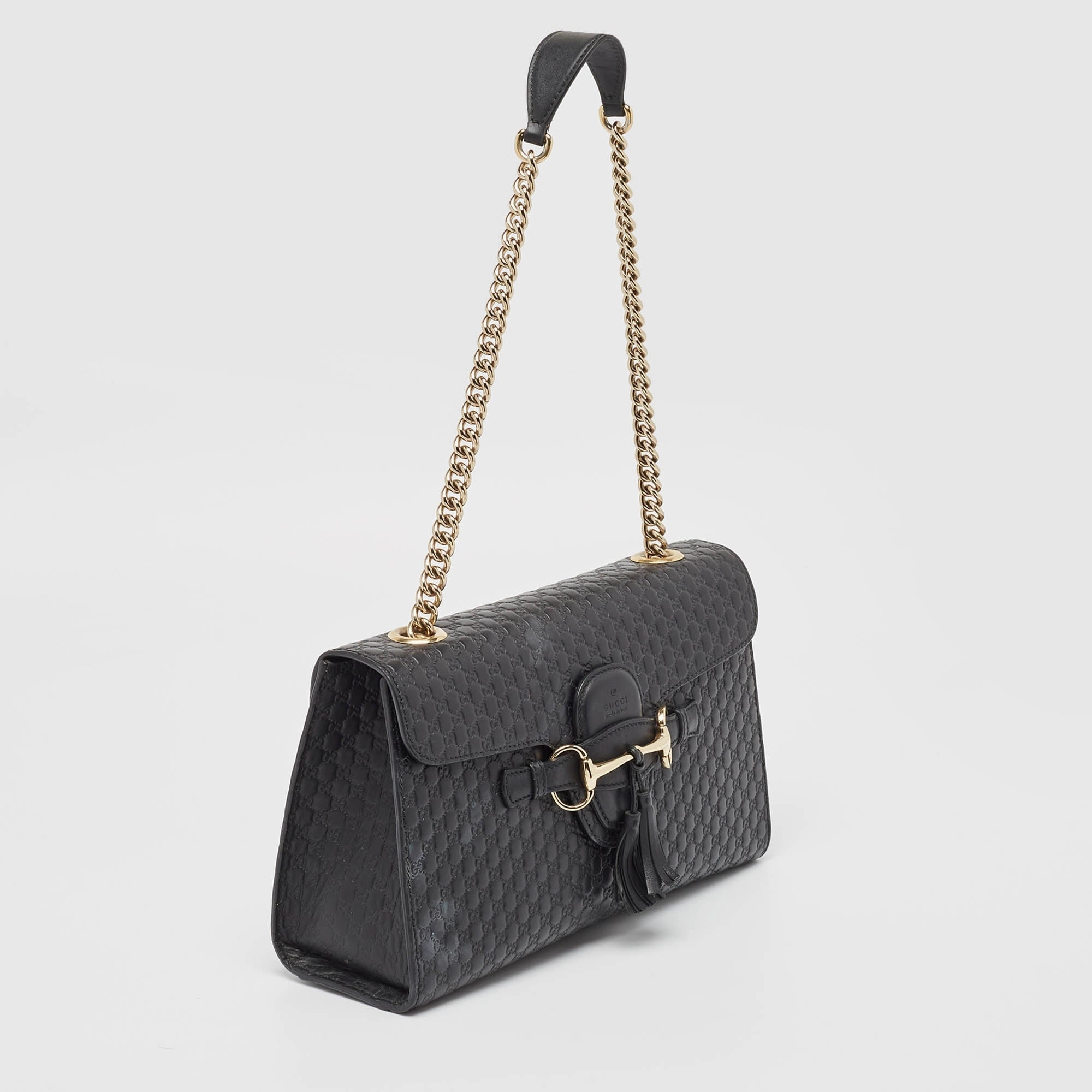 Gucci  Microguccissima Leather Medium Emily Shoulder Bag