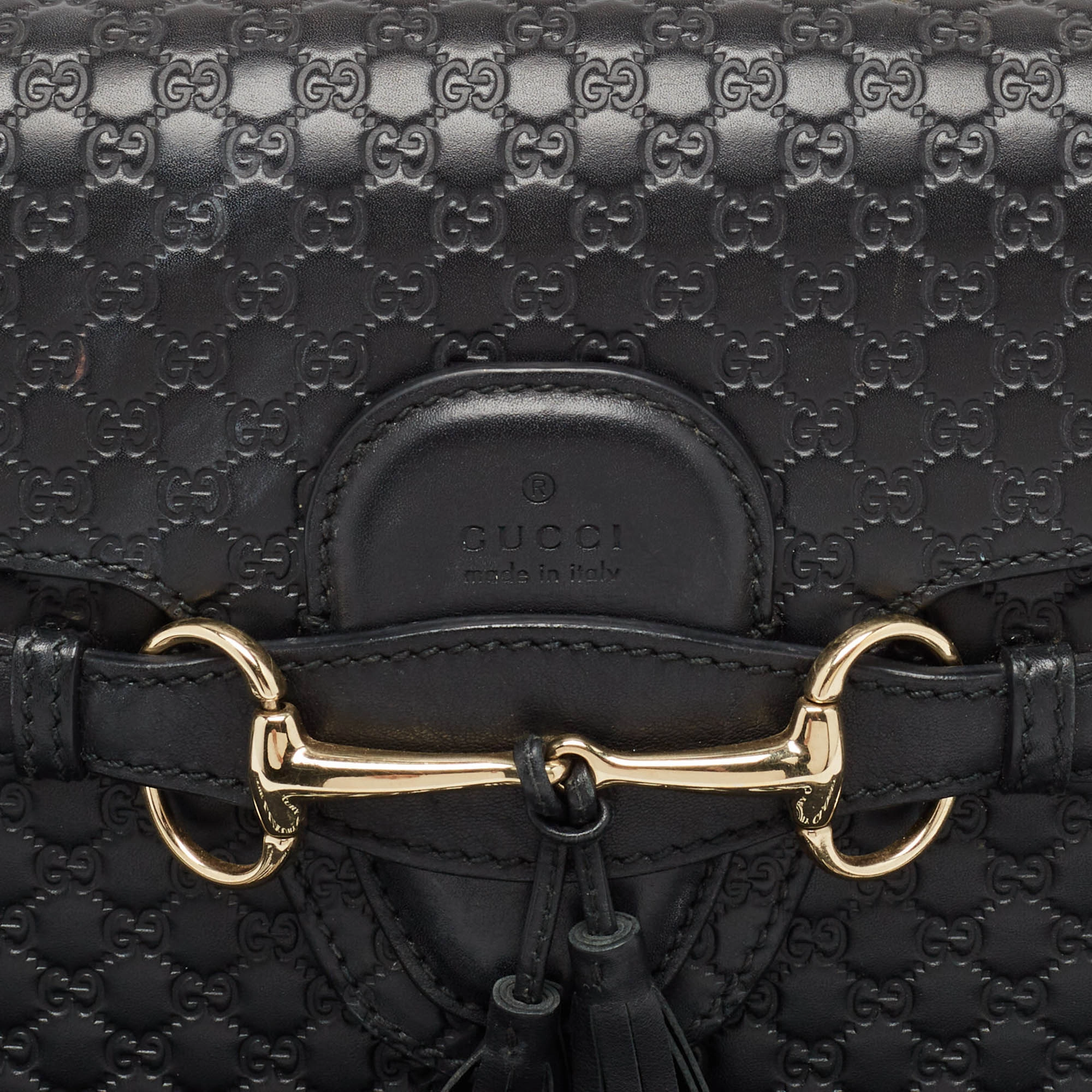 Gucci  Microguccissima Leather Medium Emily Shoulder Bag