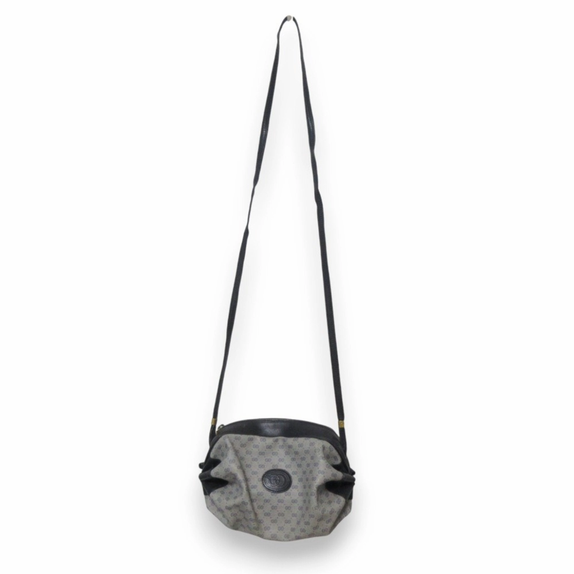 Gucci Microguccissima Navy Pvc Shoulder Bag (Pre-Owned)