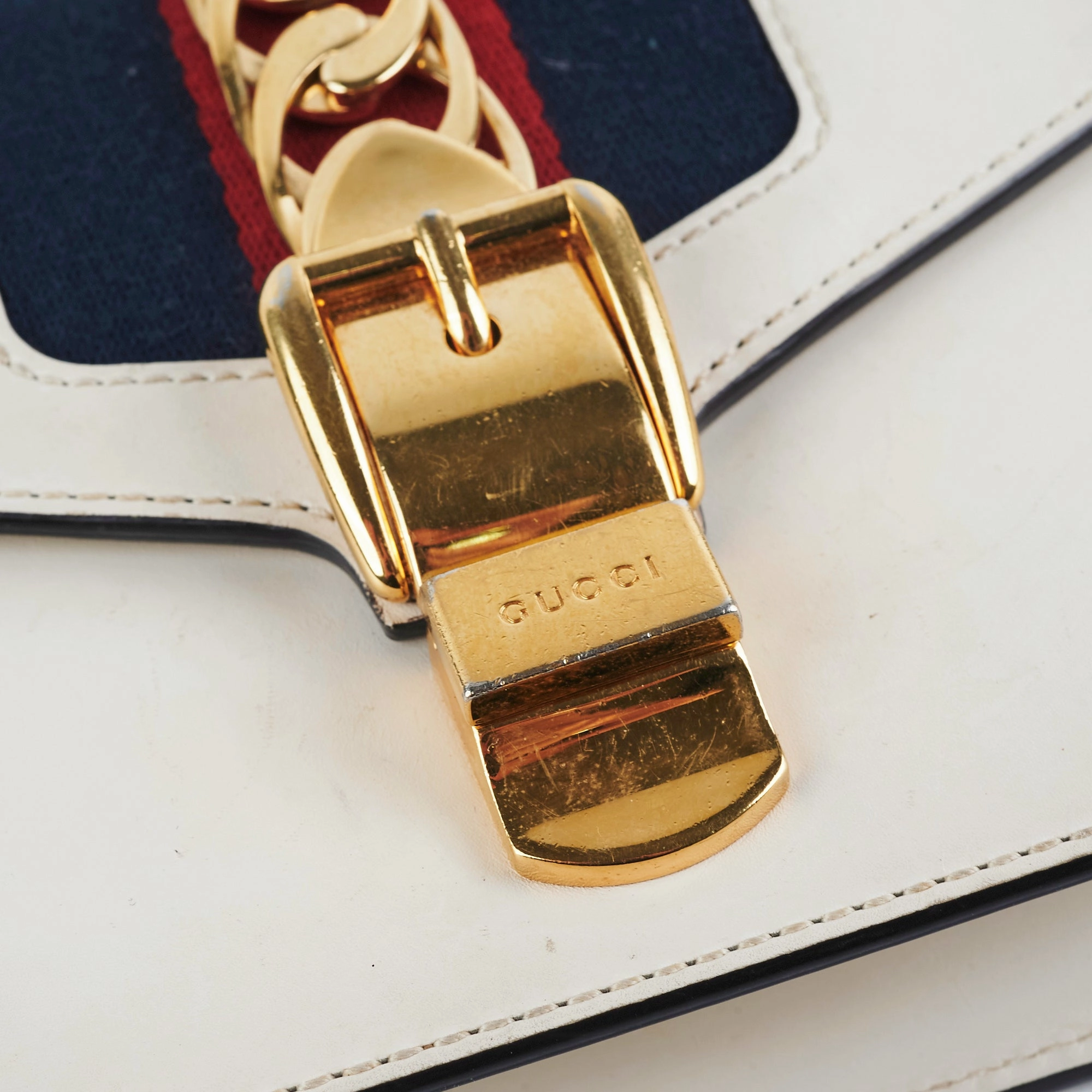 Gucci Mini Sylvie Bag Cream