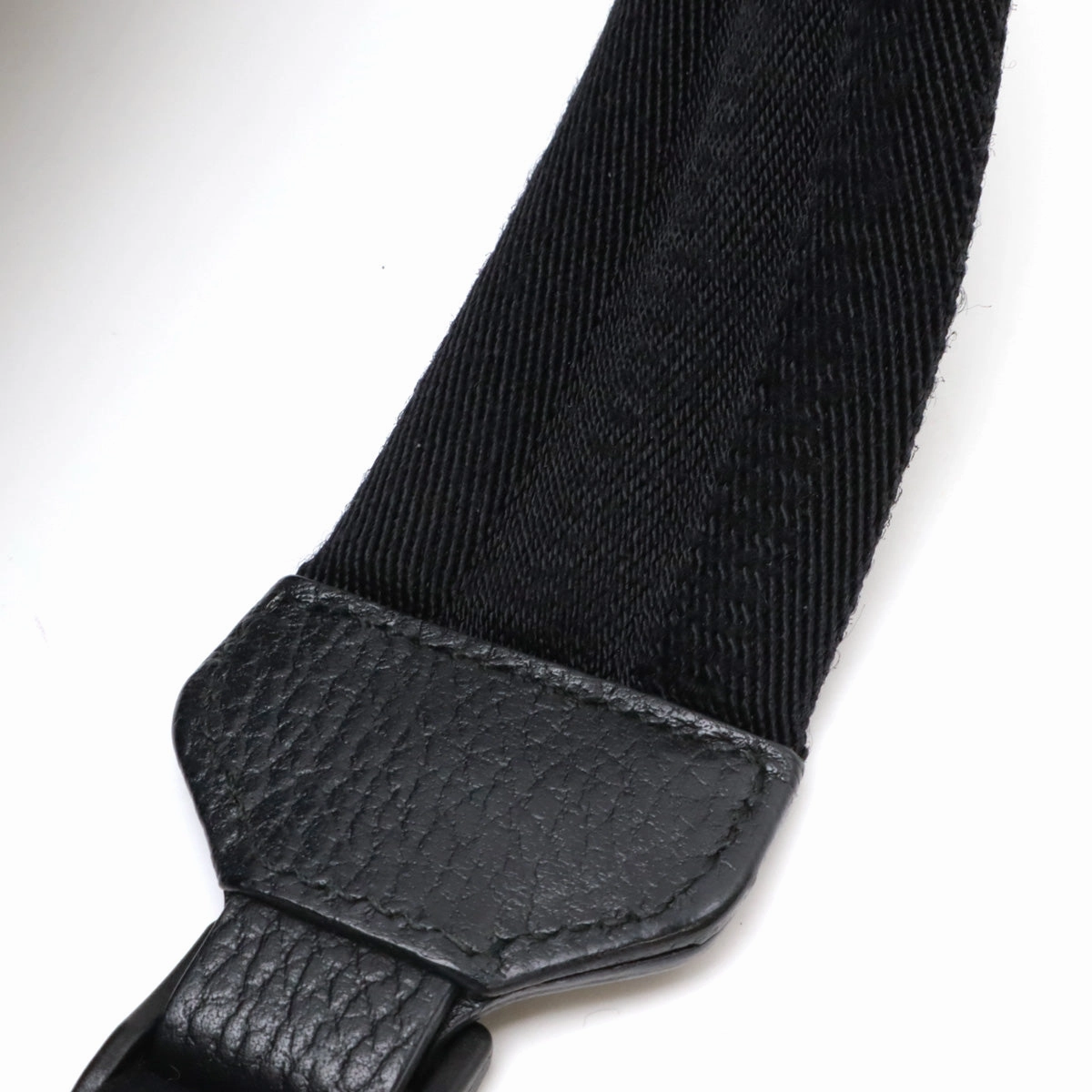 Gucci Nylon Leather Backpack Black
