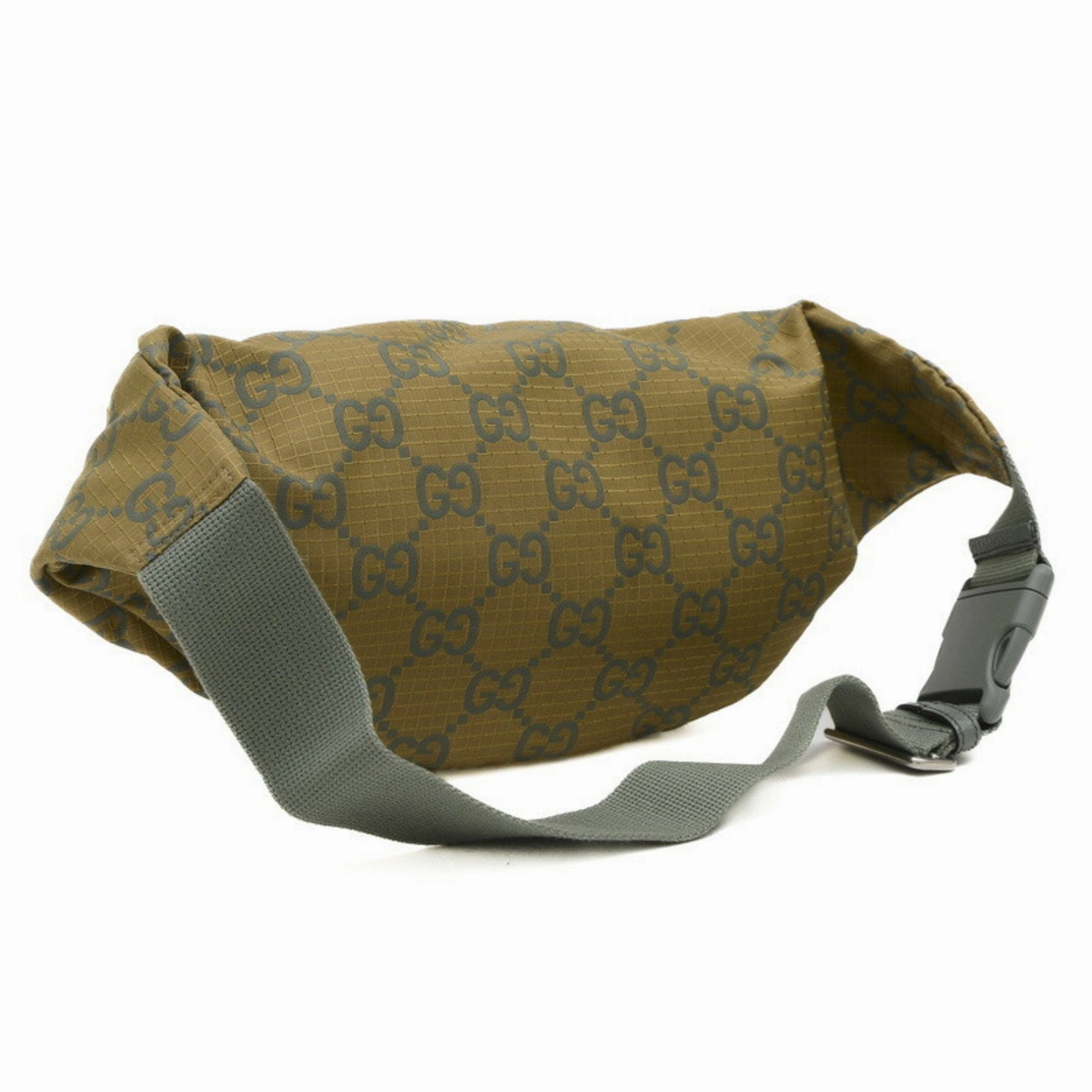 Gucci  Nylon Leather Shoulder Bag (Pre-Owned)
