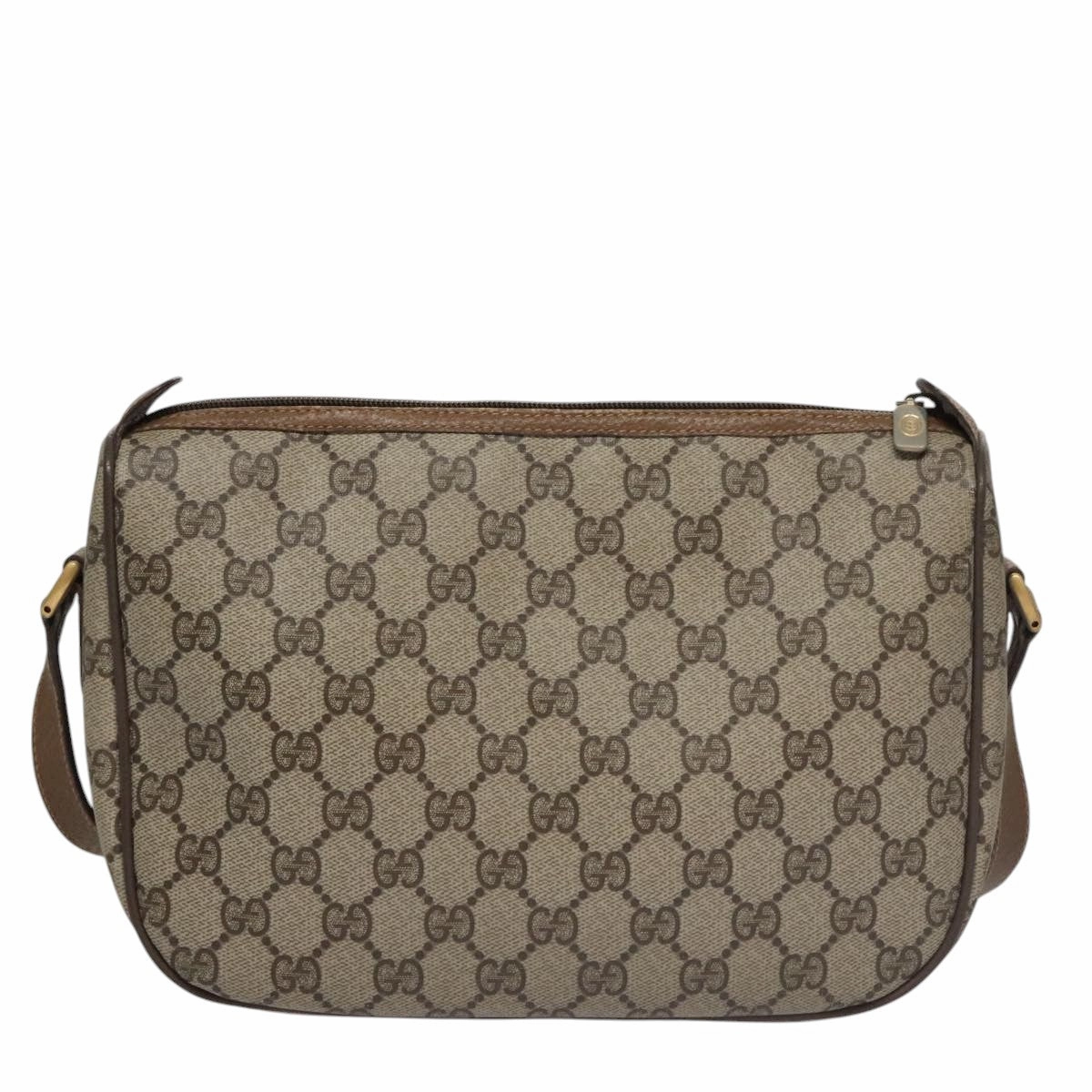 Gucci Ophidia Beige Canvas Shoulder Bag ()