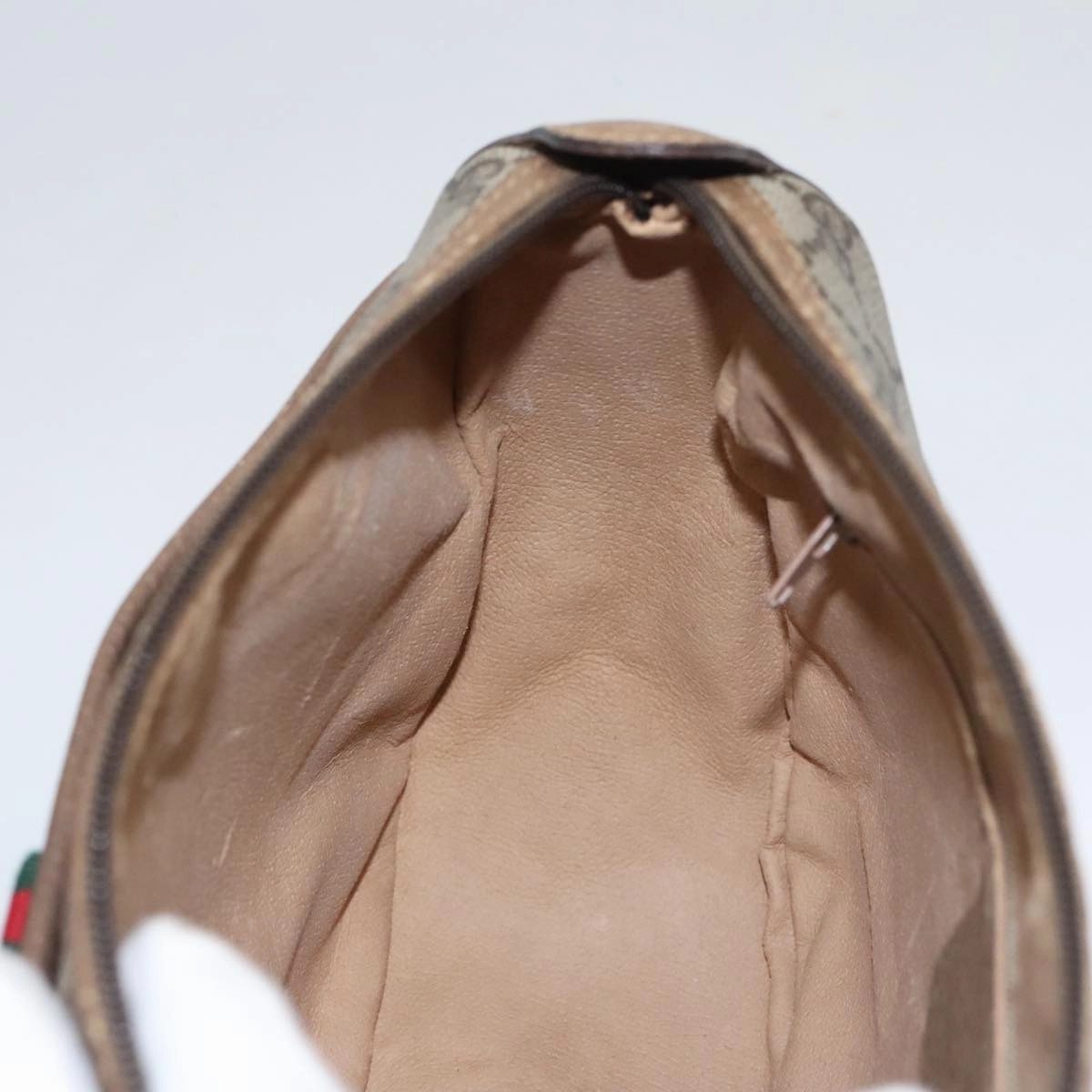 Gucci Ophidia Beige Canvas Shoulder Bag ()