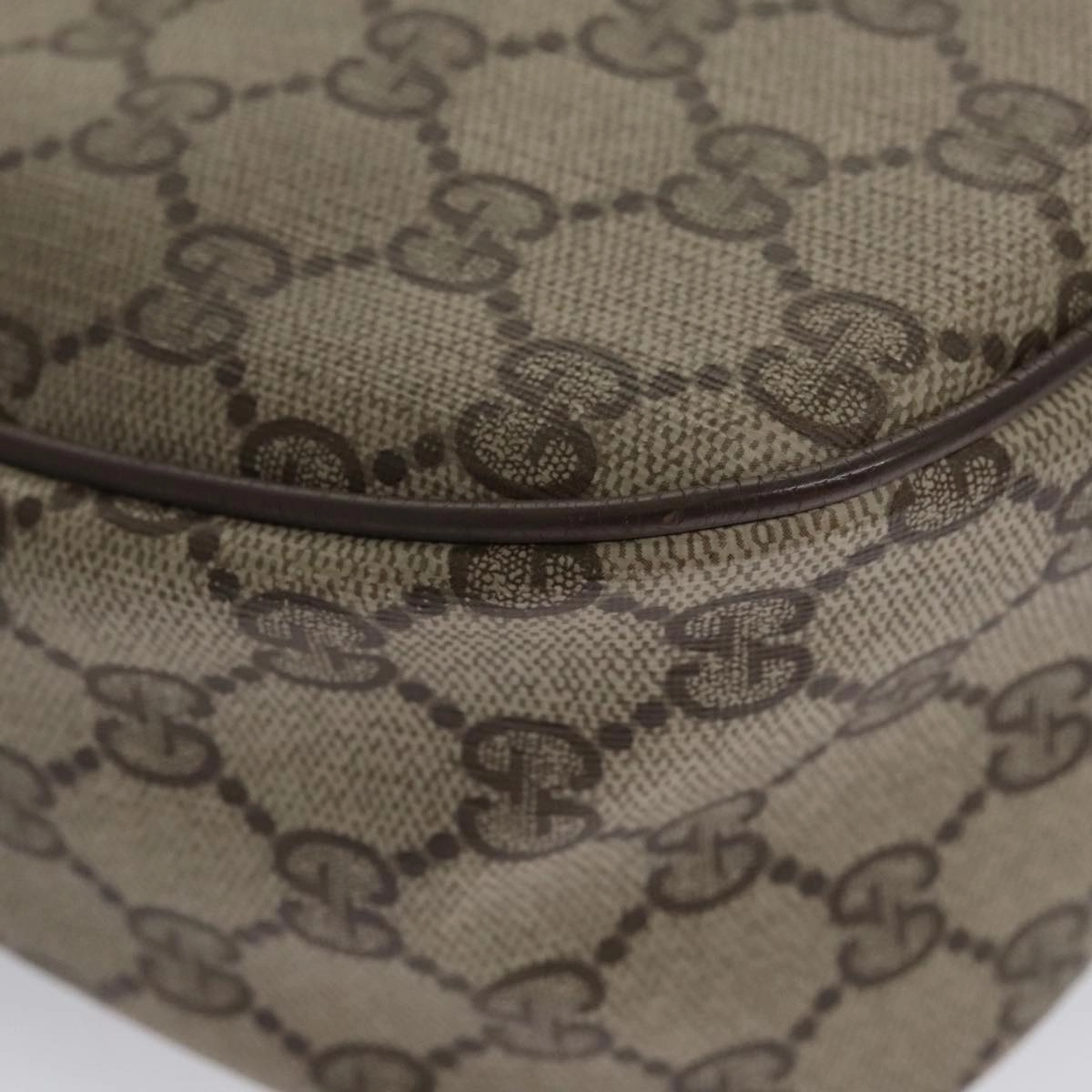Gucci Ophidia Beige Canvas Shoulder Bag ()