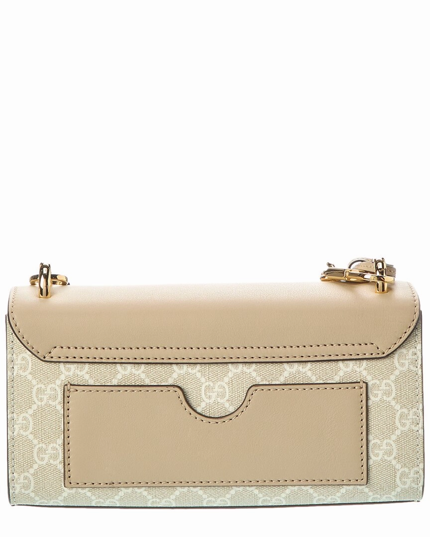 Gucci Padlock Mini GG Supreme Canvas & Leather Shoulder Bag
