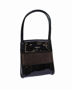Gucci Patent Leather Suede Shoulder Bag