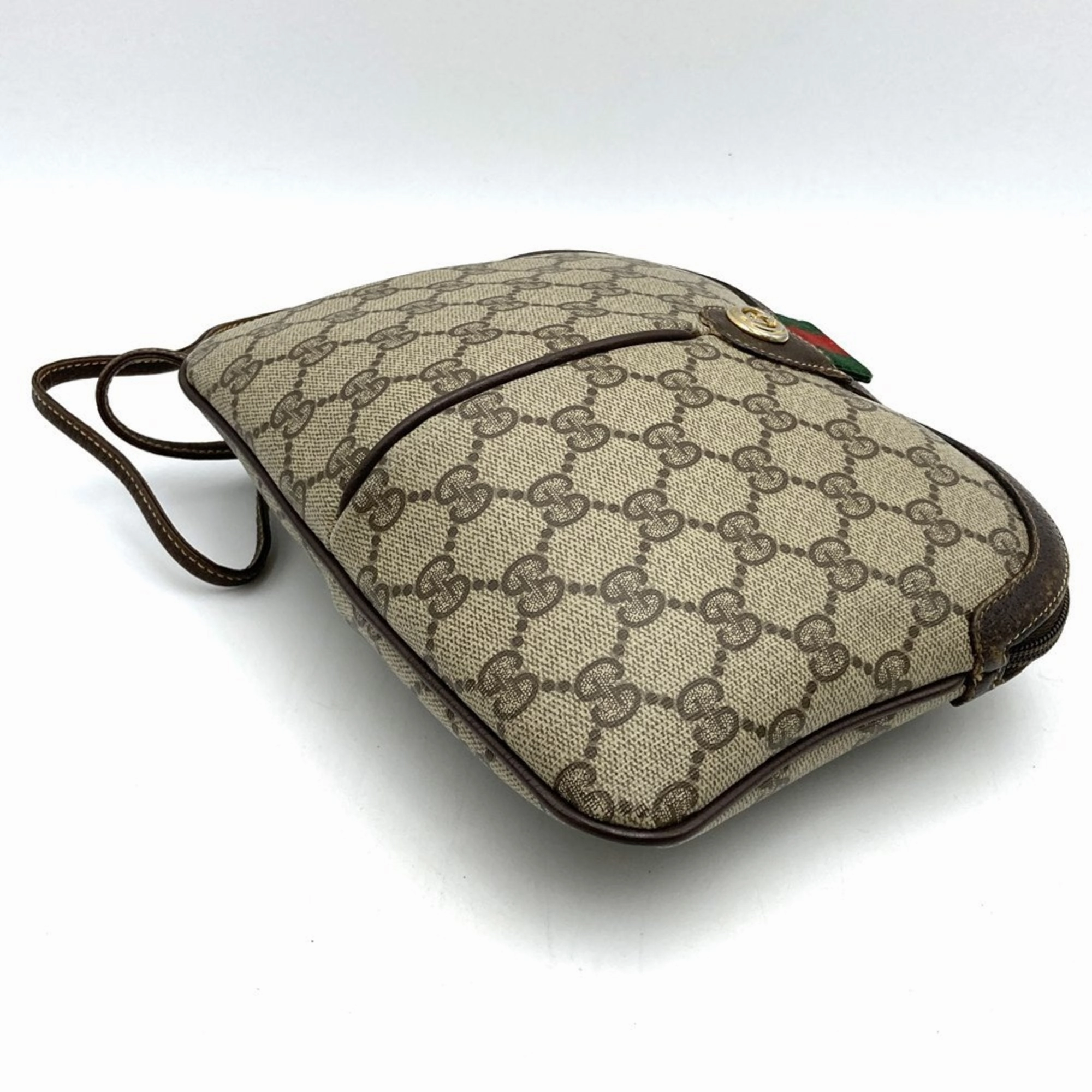 Gucci Sherry Line Gg Supreme Shoulder Bag (Pre-Owned)