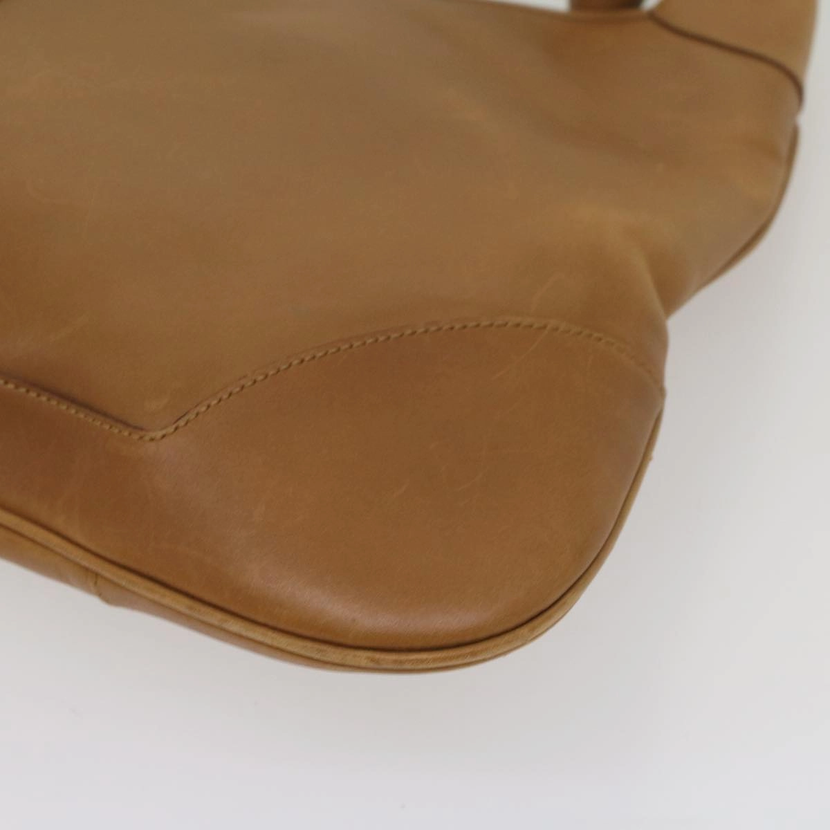 GUCCI Sherry Line Jackie Shoulder Bag Leather Brown Yellow 001 4312  56760