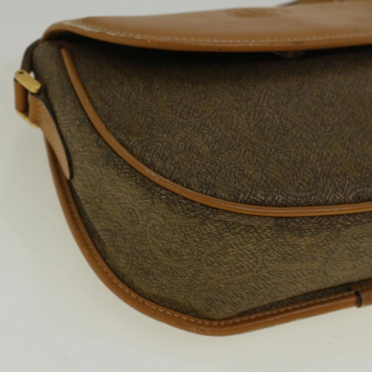 GUCCI Shoulder Bag Coated Canvas Brown 007 58 0074  am5132