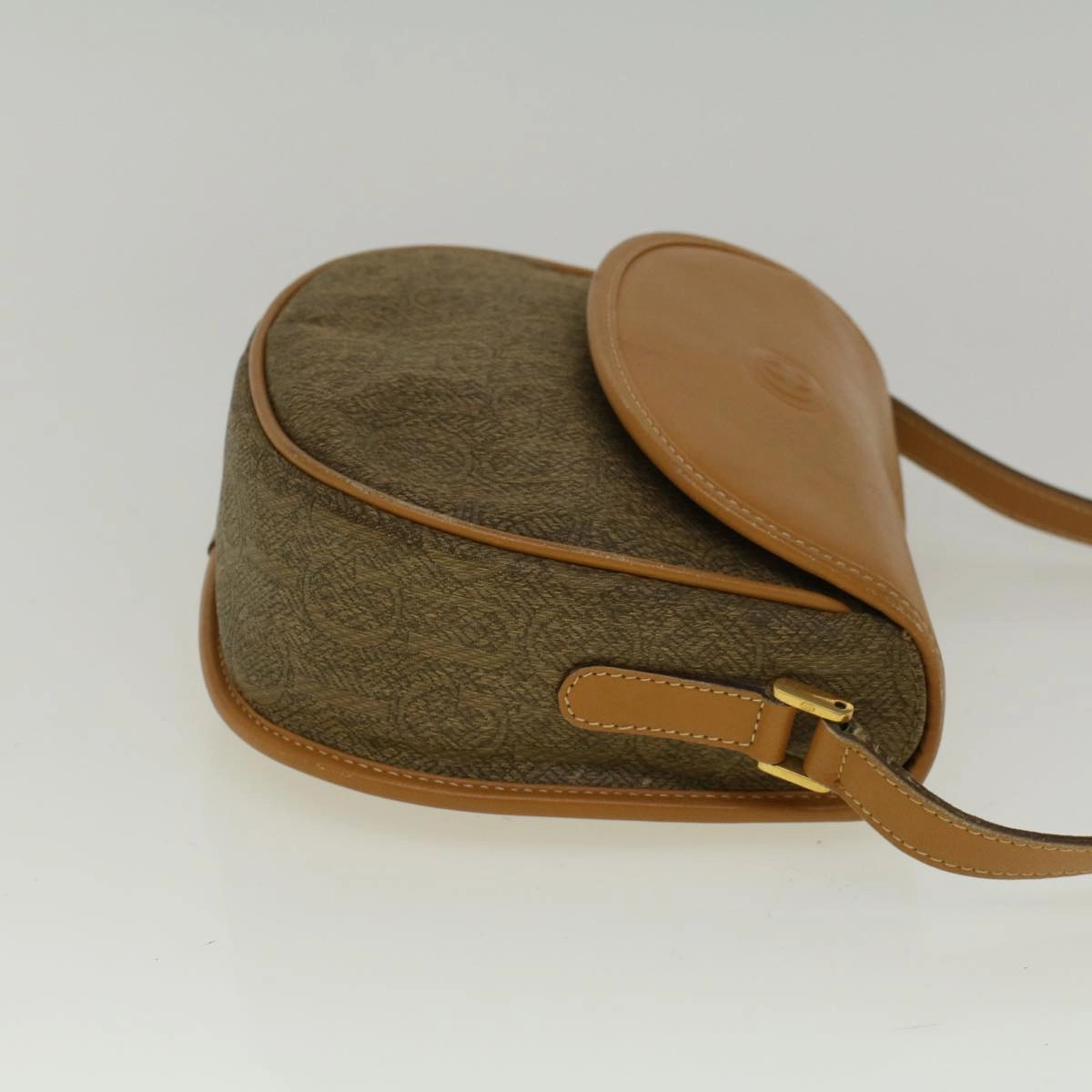 GUCCI Shoulder Bag Coated Canvas Brown 007 58 0074  am5132