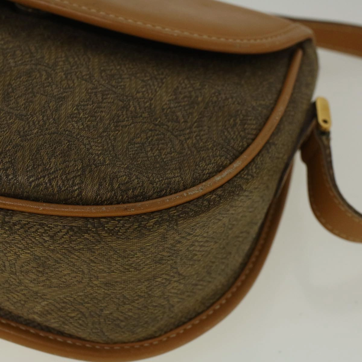 GUCCI Shoulder Bag Coated Canvas Brown 007 58 0074  am5132