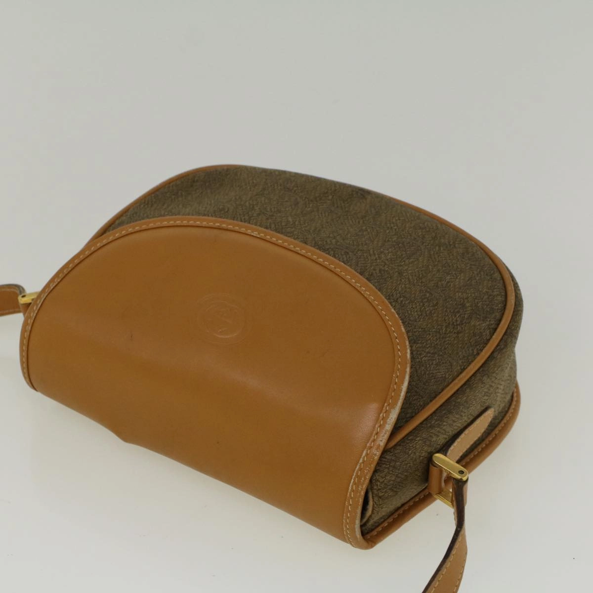 GUCCI Shoulder Bag Coated Canvas Brown 007 58 0074  am5132