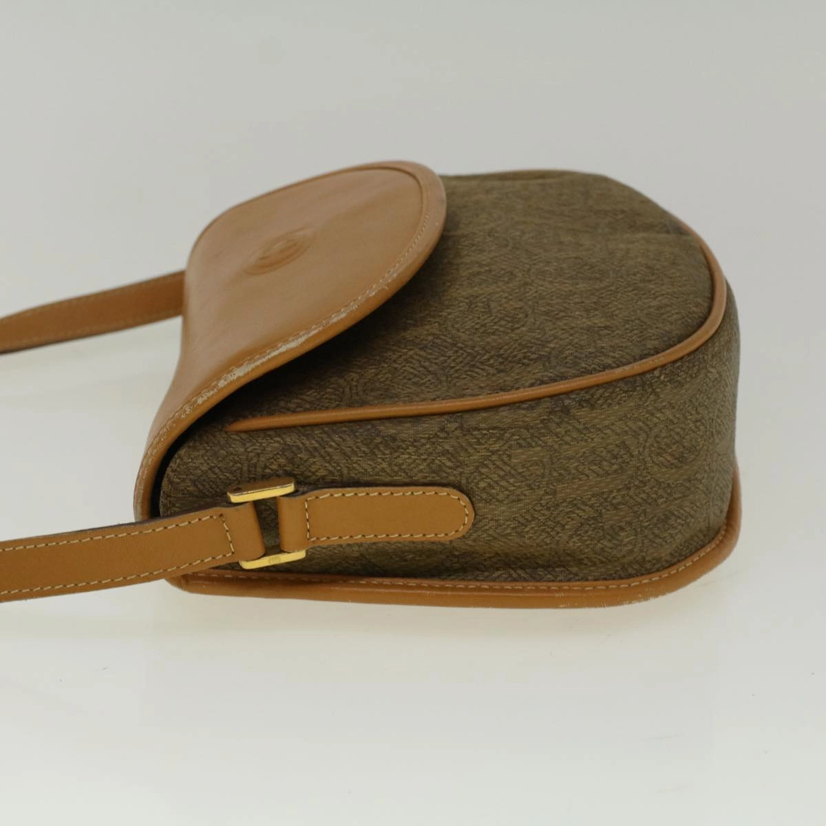 GUCCI Shoulder Bag Coated Canvas Brown 007 58 0074  am5132