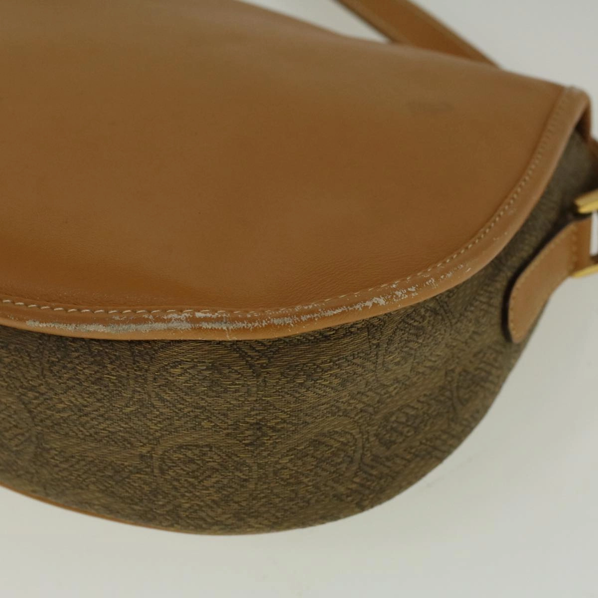 GUCCI Shoulder Bag Coated Canvas Brown 007 58 0074  am5132
