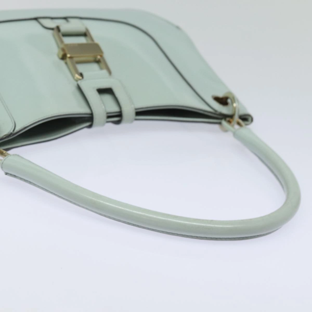 GUCCI Shoulder Bag Enamel Blue Gold 001 4150  86524