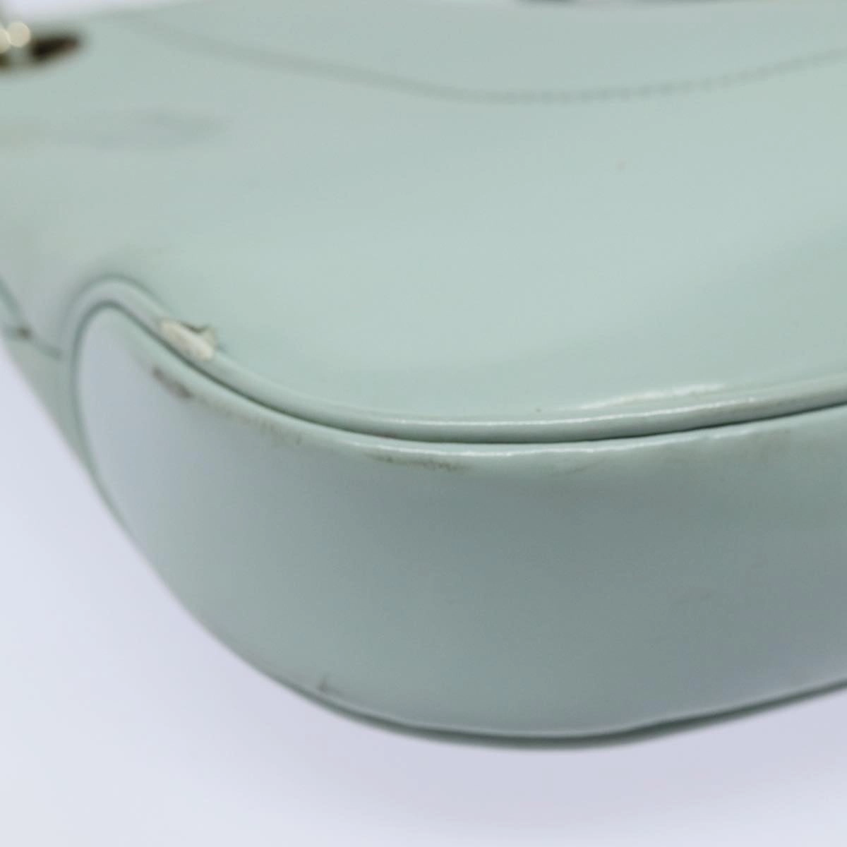 GUCCI Shoulder Bag Enamel Blue Gold 001 4150  86524