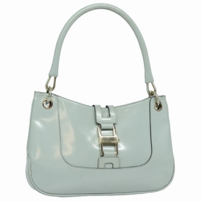 GUCCI Shoulder Bag Enamel Blue Gold 001 4150  86524