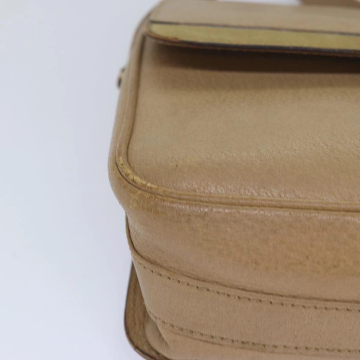 GUCCI Shoulder Bag Leather Beige  fm3502