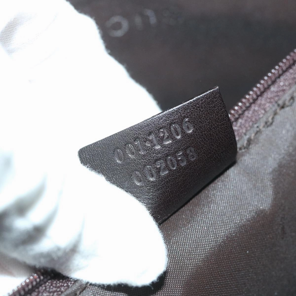 GUCCI Shoulder Bag Leather Black 001 1206  ar10523