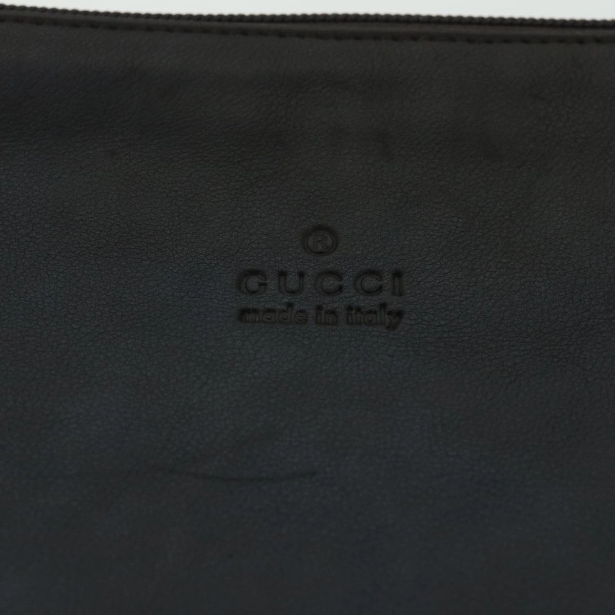 GUCCI Shoulder Bag Leather Black 001 1206  ar10523