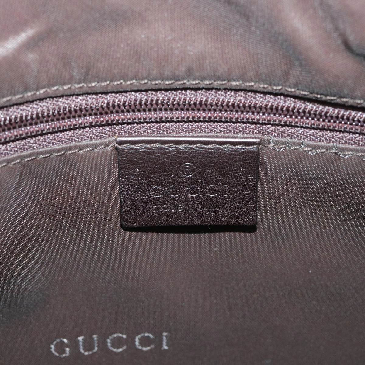 GUCCI Shoulder Bag Leather Black 001 1206  ar10523