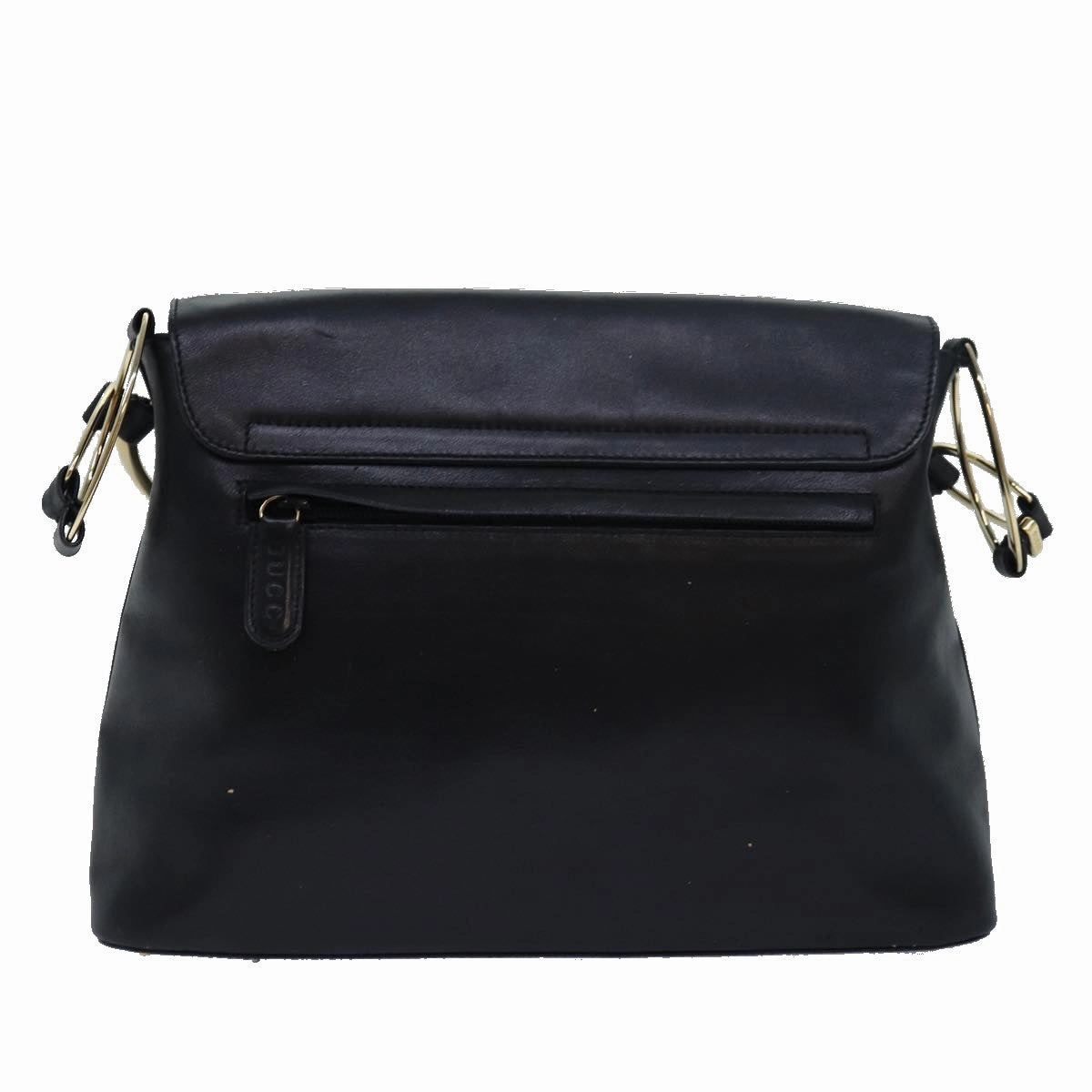 GUCCI Shoulder Bag Leather Black 001 3444 1804  bs15454