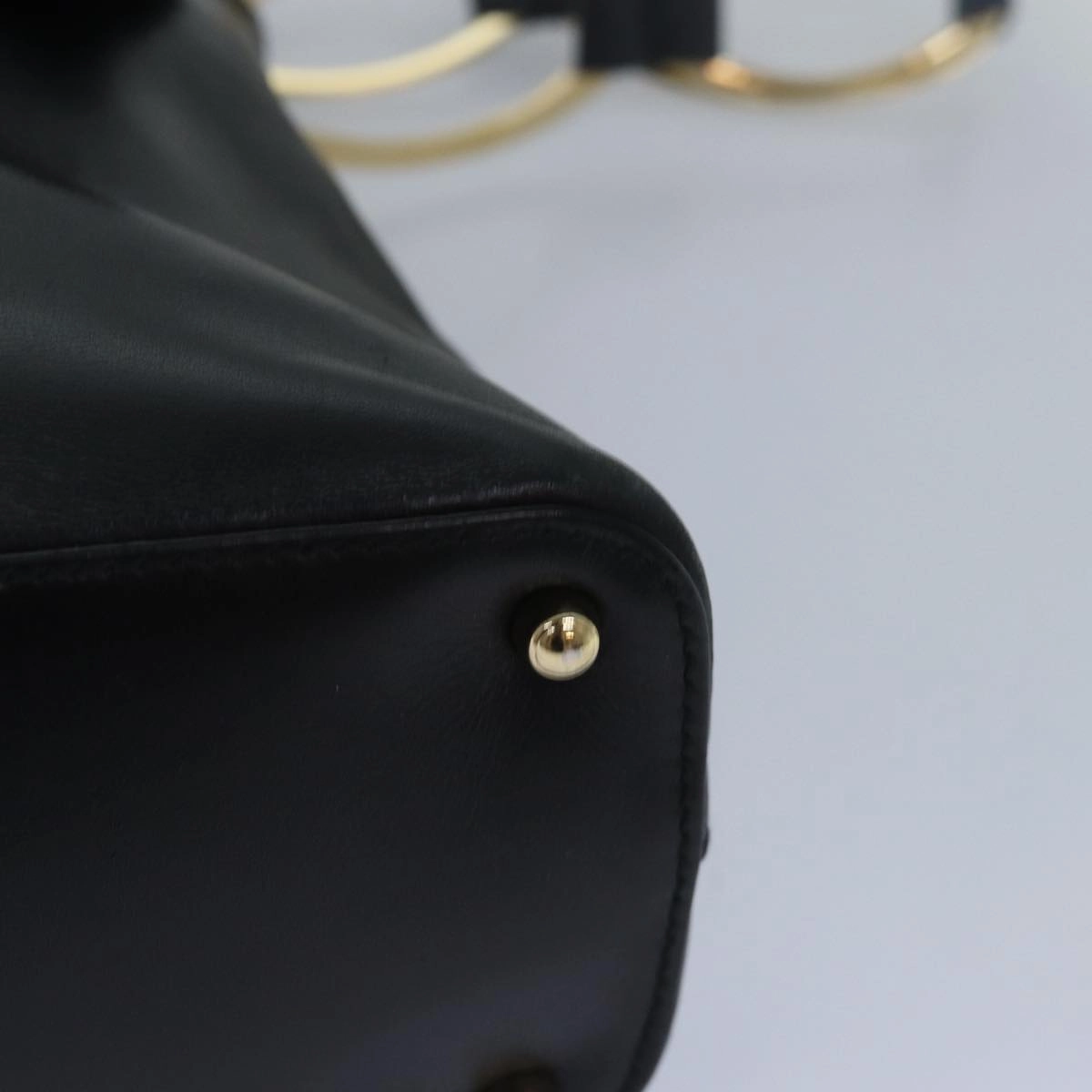 GUCCI Shoulder Bag Leather Black 001 3444 1804  bs15454