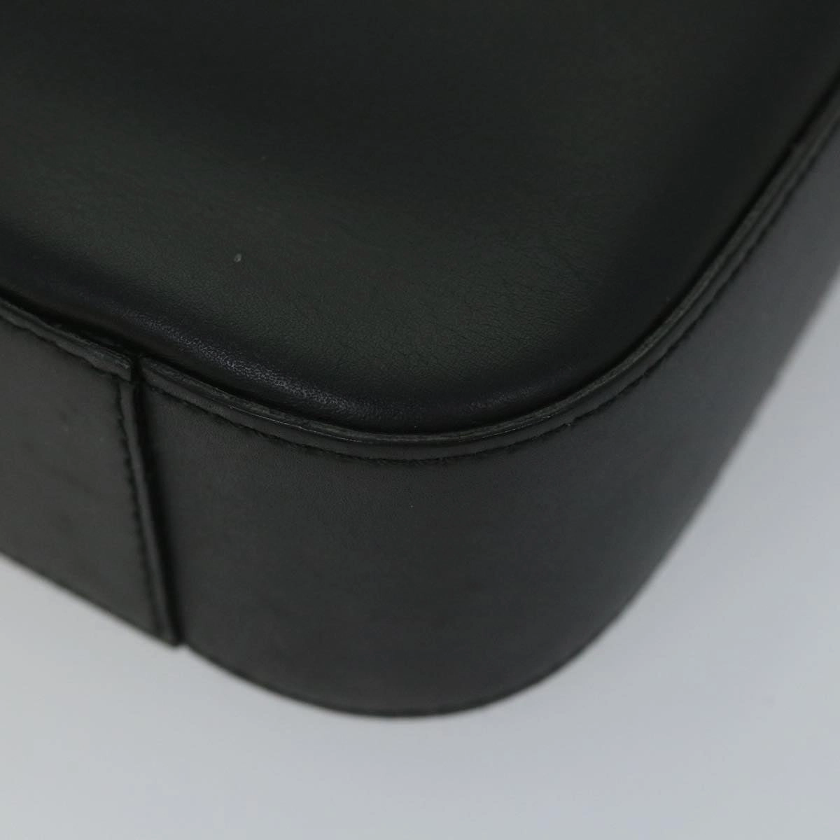 GUCCI Shoulder Bag Leather Black 001 3812  am5115