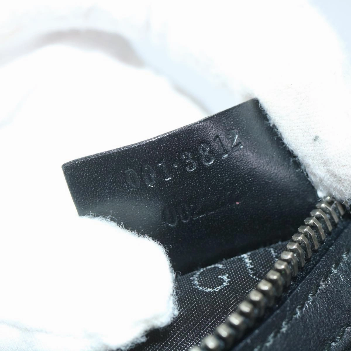 GUCCI Shoulder Bag Leather Black 001 3812  am5115
